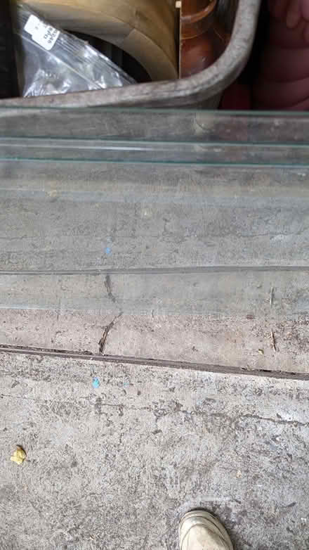 Photo of free 3 panes of storm door glass (western suburbs) #2