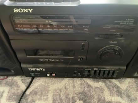 Photo of free Sony Boom Box (Hawthorne, NY) #3