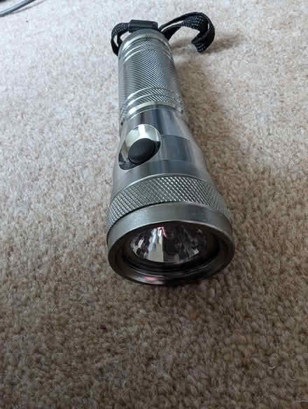 Photo of free Small metal torch (Sidmouth) #1