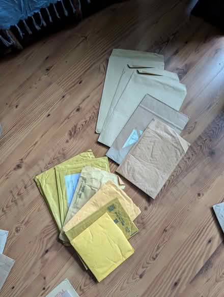 Photo of free Various size used padded and cardboard envelopes (Nether Edge S7) #3