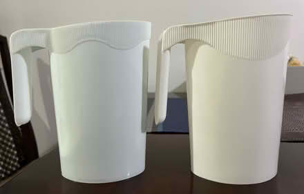 Photo of free 2 plastic milk bag pitchers (Brampton South)