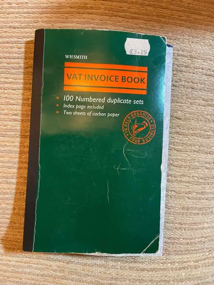 Photo of free Invoice book (Browns Hill GL6) #1