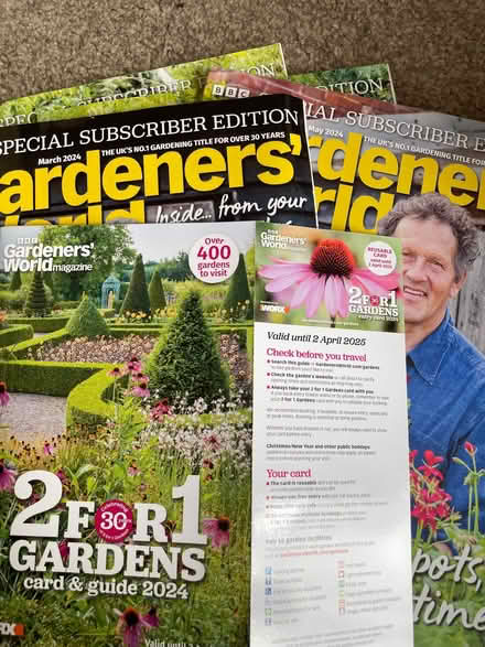 Photo of free Gardeners world plus 241 card (Allerton L18)