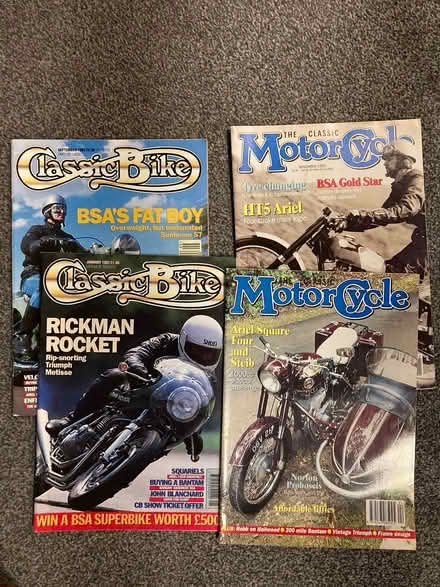 Photo of free Bike magazines from 1992 (Woodley RG5)