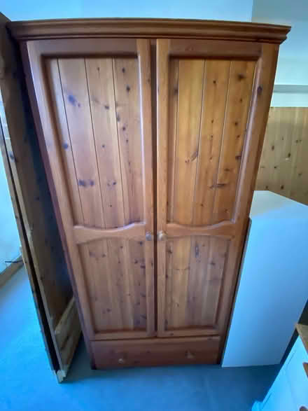 Photo of free Pine wardrobe (Dereham Rd area NR2) #1