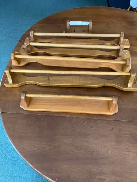 Photo of free Wooden towel racks (Andover)