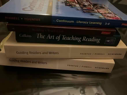 Photo of free Reading/writing teaching books (Fort Lee south)