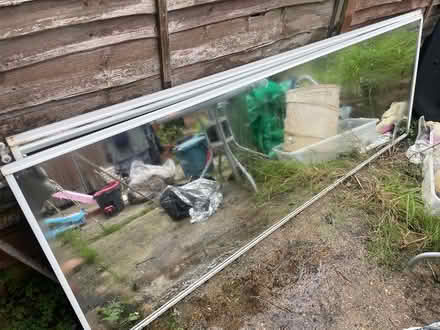 Photo of free 2 large mirror wardrobe doors (Greenford) #1
