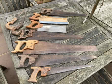 Photo of free Wood Saws - old, wooden handles (Near Horsted Keynes) #1