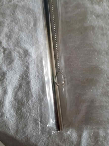 Photo of free Metal reusable straw with cleaner (Gloucester) #3