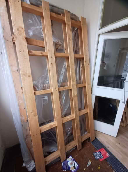 Photo of free 2 x Large Wooden Pallets (Chadwell Heath RM6) #1