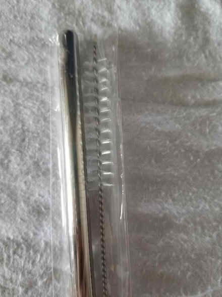 Photo of free Metal reusable straw with cleaner (Gloucester) #2