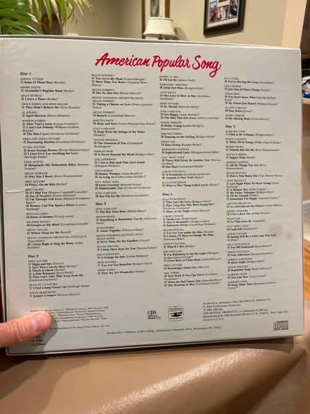 Photo of free 5 CD Set - American Popular Song (East Northport, NY)