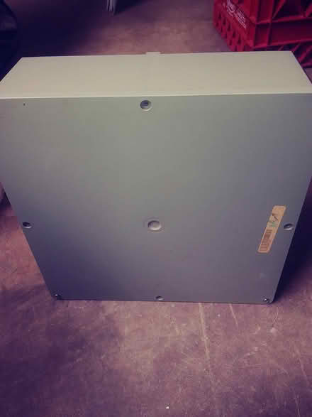 Photo of free PVC electrical box (vernon, near rockville HS)