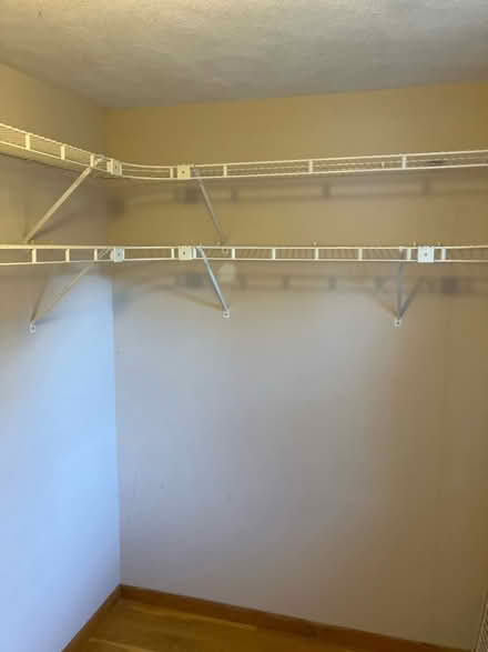 Photo of free White wire wall shelving (Andover)