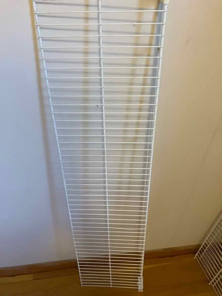 Photo of free White wire wall shelving (Andover)