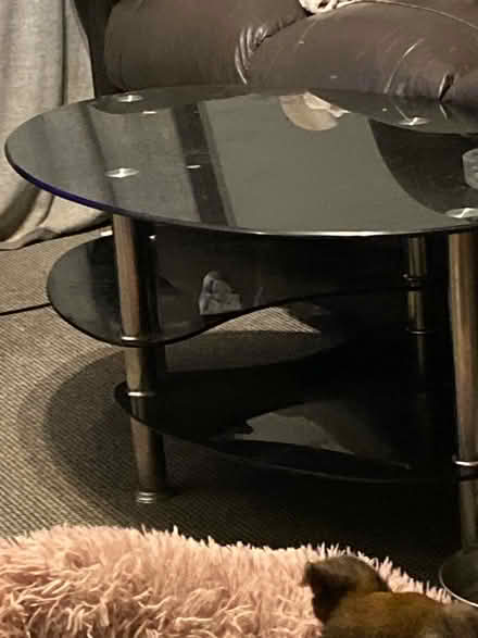 Photo of free Black Glass Coffee Table (CT15) #1