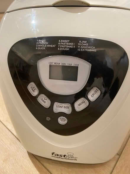 Photo of free Breadmaker (Miskin CF72) #2