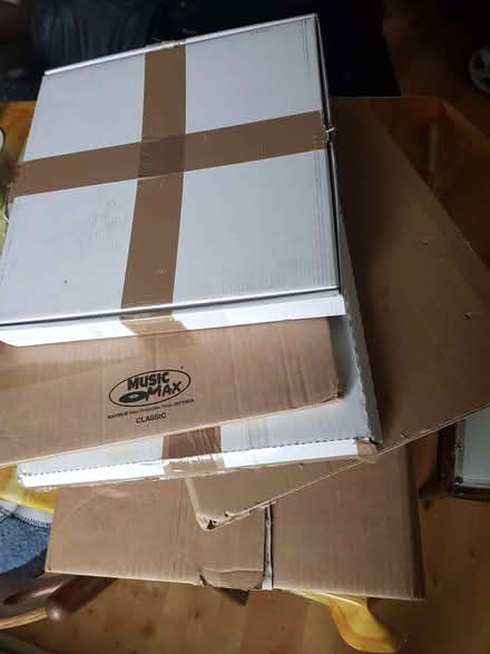 Photo of free 12" vinyl record postage boxes(cardboard packaging) (Corstorphine EH12) #1