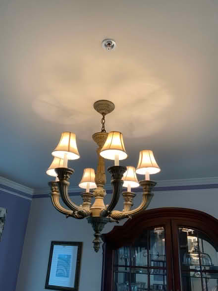 Photo of free 6 light chandelier (Bowie, Maryland) #1