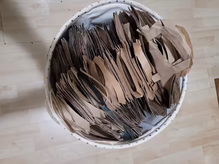 Photo of free Large brown paper bags w handles (Jeff Park 60630) #2