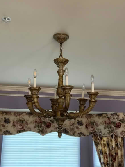 Photo of free 6 light chandelier (Bowie, Maryland) #4