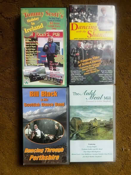 Photo of free Scottish Music VHS tapes (Comiston EH10) #1