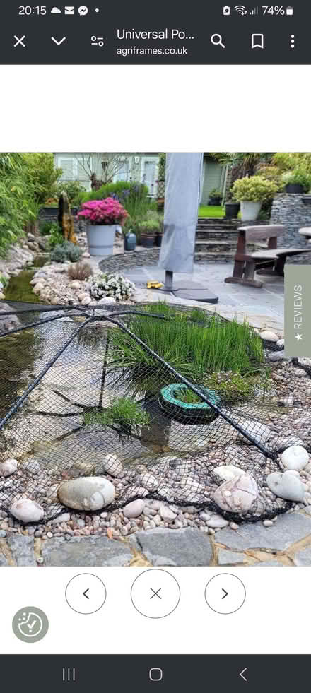 Photo of Metal framed pond cover (Sneinton NG2) #1