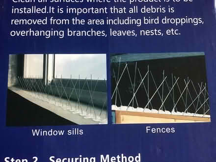 Photo of free Anti Bird Spikes (Corporation BT20) #2