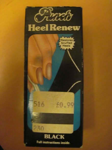 Photo of free black heel renew paint (Cambuskenneth FK9) #1