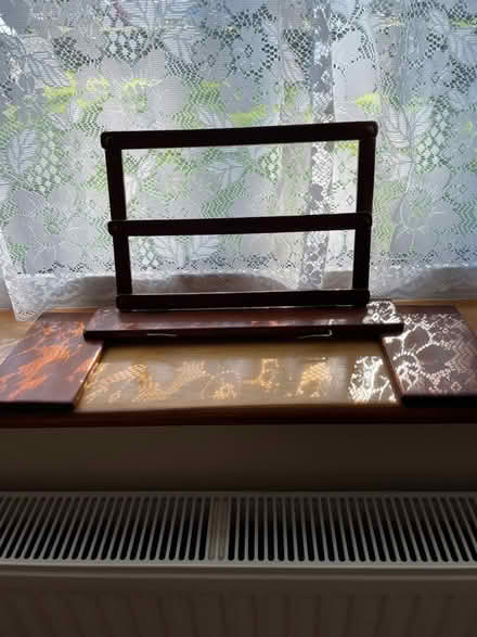 Photo of free Old wooden foldaway music stand (Kempshott RG22) #1