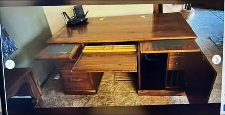 Photo of free Desk with shelf top (Brookfield wi 53045) #3