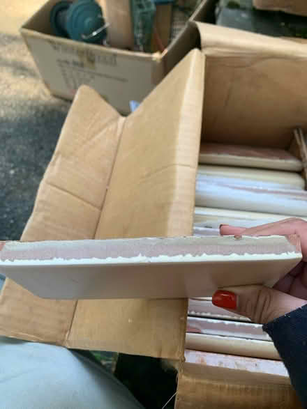 Photo of free Beige ceramic subway tiles (Winchester on Arlington line) #4