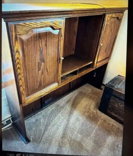 Photo of free Desk with shelf top (Brookfield wi 53045) #2