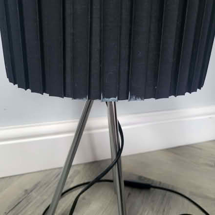 Photo of free Black table lamp with tripod stand (Camberley GU15) #4