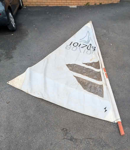 Photo of free Old windsurfer masts with sails (Bystock EX8) #2