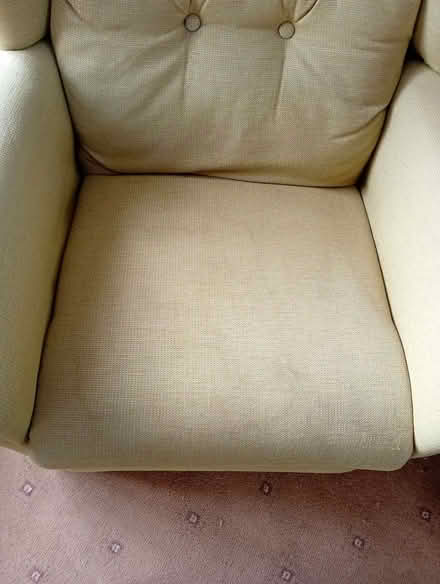 Photo of free Cloth upholstered, manual reclining armchair (Netteswell CM20) #4