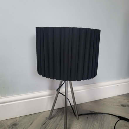 Photo of free Black table lamp with tripod stand (Camberley GU15) #3