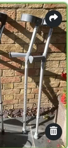 Photo of free Pair of crutches (Eltisley PE19) #1