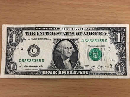 Photo of dollar bill (Rose Green PO21) #1