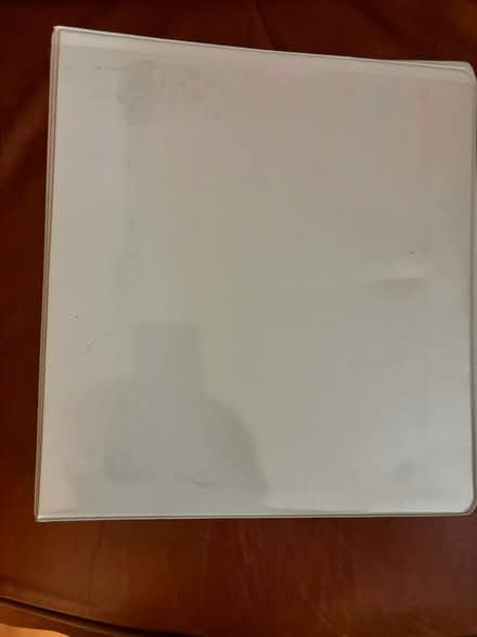 Photo of free 3-ring white binders (Northern Novato near 101 fwy) #1