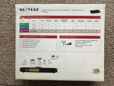 Photo of free MODEM ROUTER: Netgear N300 Wireless Dual Band ADSL+ (Spon End CV5) #2