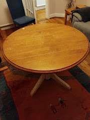 Photo of free Round Dining table and two chairs (East Finchley N2) #1