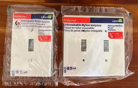 Photo of free Leviton Unbreakable Wallplates (Redwood City) #1
