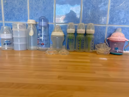 Photo of free Set of 9 baby bottles (Stevenage SG1) #1