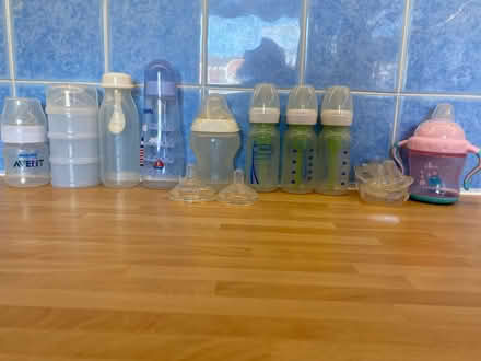 Photo of free Set of 9 baby bottles (Stevenage SG1) #1