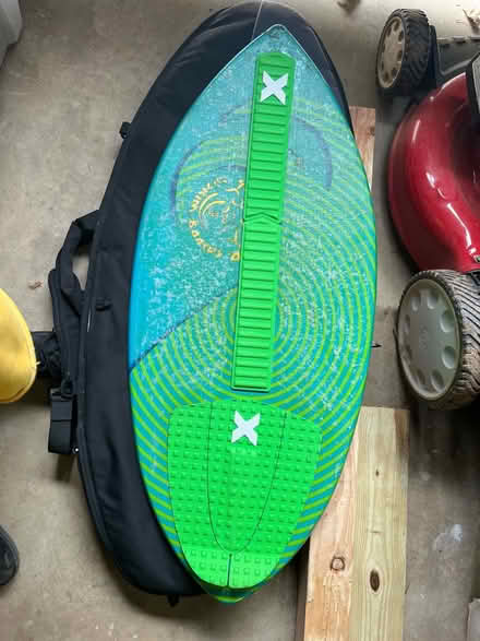 Photo of free Well loved skim board and bag (Cumming, GA) #3