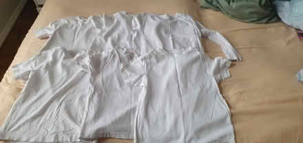 Photo of free 6 white tops for 5yo (EC1R) #1