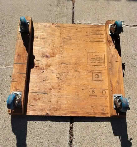 Photo of free Wooden Floor Dolly w/ Locking Wheel (Corralitos) #2