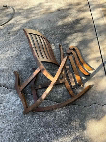 Photo of free Broken rocking chair (Countryside) #1